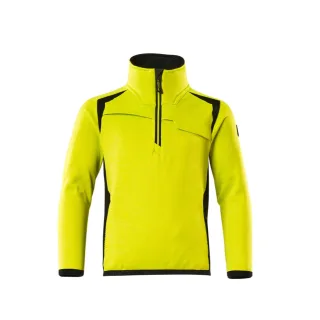 MASCOT Fleecepullover für Kinder ACCELERATE SAFE Hi-vis Gelb / Schwarz 104 - 19903-316-1709-104