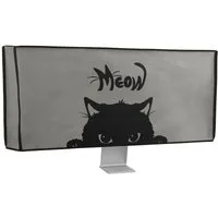 kwmobile Abdeckhaube 34-35" Monitor Hülle, PC Bildschirm Schutzhülle - Computer Cover Case