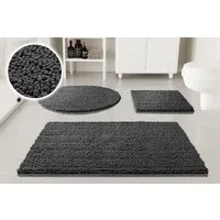 OTTO home Badematte Torrni, Höhe 22 mm, rutschhemmend beschichtet, schnell trocknend, fußbodenheizungsgeeignet, Polyester, rechteckig, Badteppich, getuftet, modern, Uni, antirutsch, flauschig, hochflor