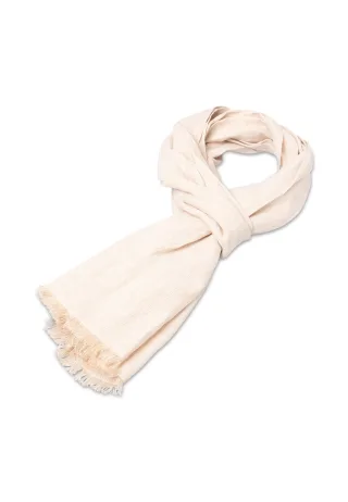 FYNCH-HATTON - Linen Scarf Stripes sand - Gr. - OS