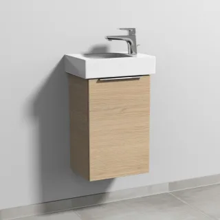 Sanipa 3way Waschtischunterbau zu Geberit iCon Waschtisch mit 1 Tür, Eiche-Nordic UM65848