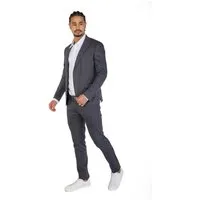 Denim Distriqt Anzug Feiner 2 teiliger sportlicher Sommeranzug (2-tlg)