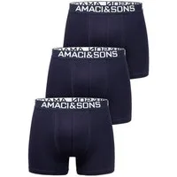 Amaci&Sons Boxershorts DUSTIN 3er Pack Boxershorts (3er-Pack) Herren Baumwolle Männer Unterhose Unterwäsche