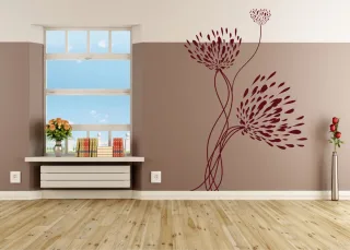 Wandtattoo Blumen