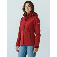 Blue Wave Softshelljacke Damen Jacke Maite Softshell mit Innenfleece - Damenjacke Winddicht Wassersäule 5000 mm, Atmungsaktiv, Kapuze abnehmbar, 3-Lagen-Laminat