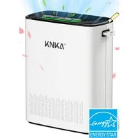 KNKA PRO Luftreiniger allergikerfreundlich,filtert über 99% der Schadstoffe, CADR 300m³/h, für 80 m² Räume, HEPA Luftfilter gegen Schimmel, Staub und Tierhaare für Schlafzimmer