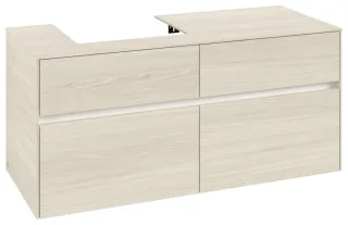 Villeroy & Boch Waschtischunterschrank Collaro C071B0 1200x548x500mm m. Bel. 4 Ausz. Waschtisch li W C071B0AA