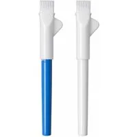 Kreidemarker Schneiderstift Set Blau Weiß 2er Pack Textilmarkierer