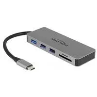 USB-C Dockingstation grau, HDMI, Power Delivery