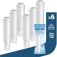 Filswa Wasserfilter Für Melitta®, Nivona®, Krups® F088, 6 Stück Filterpatronen, Zubehör für Kompatibel mit Krups F088 Melitta Pro Aqua, AEG, Bosch, Siemens, Nivona, Melitta, eine Kaffeemaschine vor starker Verkalkung schützen