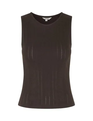 mbym - Ärmelloses Stricktop - Callis-M braun - Gr. - XS