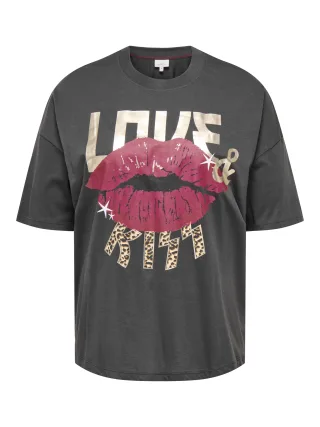 ONLY CARMAKOMA - CARKOURTNEY SS O-NECK TEE JRS - Gr. - 44