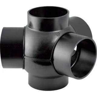 Geberit PE Kugelabzweig 88,5Gr dreifach 367600161