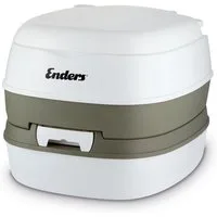 Enders® Campingtoilette Comfort, Kolbenpumpe, geringes Gewicht, glatte und hygienische Oberfläche