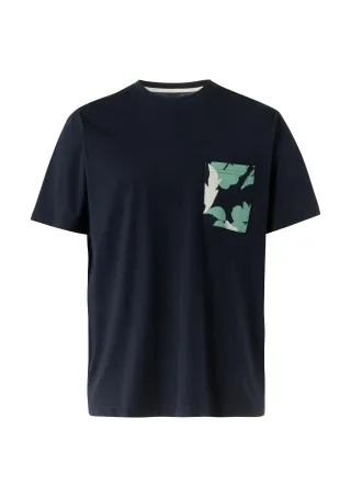 qs - T-Shirt blau - Gr. - S
