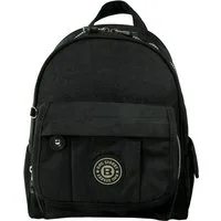 BAG STREET Freizeitrucksack Bag Street Rucksack Crinkle Nylon schwarz, Damen, Jugend Cityrucksack, Freizeitrucksack Nylon, schwarz 30cm hoch