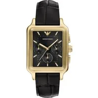 Emporio Armani Chronograph AR11753, Quarzuhr, Armbanduhr, Herrenuhr, Lederarmband, analog