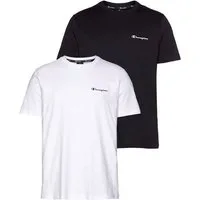 Champion T-Shirt (Packung, 2er-Pack) 2er-Pack, mit Rundhalsausschnitt, Kurzarm-Design, aus Baumwolle