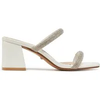 DeeZee Deezee Damen Flip-Flops Silber R66-1 Badepantolette