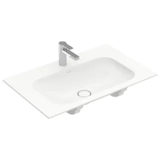 Villeroy & Boch Finion Möbelwaschtisch 416484R1 80 x 50 cm, weiss, Ceramicplus, mit Hahnloch