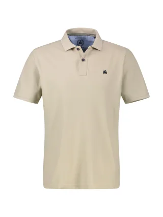 LERROS - POLO-KNOPF soft stone - Gr. - L