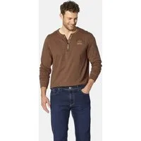 Babista Langarmshirt DANIVECCI mit Stickerei auf der Brust
