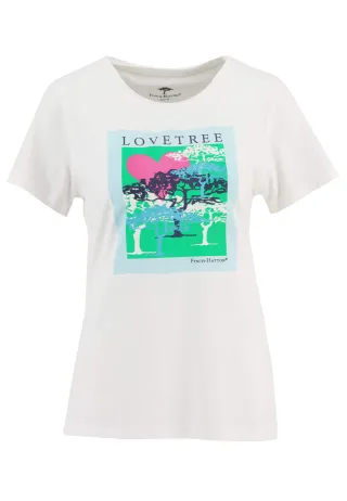 FYNCH-HATTON - T-Shirt, placed print white - Gr. - XL