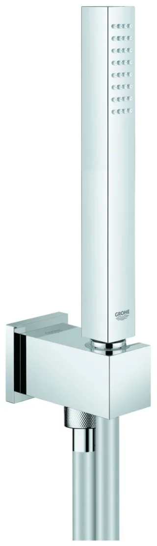 Grohe Wandhalterset Euphoria Cube Stick 26405 m. integ. Wandanschlussbogen chrom, 26405000 26405000