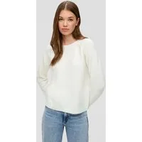 QS Longpullover Strickpullover Strickpullover mit Rollsaum
