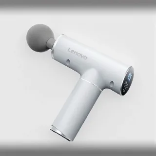 Lenovo Portable Lightweight N2 Fascia Gun 3200 RPM Massage Device with 6 Attachments and 5 Adjustable Speeds, 1800mAh Ba