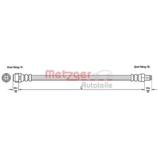 Metzger Bremsschlauch hinten Mercedes Viano Vito