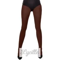 Lycille Strumpfhose blickdichte Damenstrumpfhose 60 den SCHOKOBRAUN S bis 4XL NEU 60 DEN flache Nähte