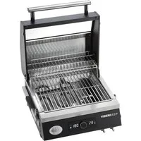 RÖSLE Elektrogrill BBQ-Portable Videro E2-P, 2800 W, tragbar, Variable Temperatursteuerung, Betrachtungsfenster