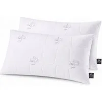SEI Design Kopfkissen Kopfkissen Kissen Mirkofaser Seitenschläferkissen [ 2-er Pack ], Füllung: 650g luxuriöse Mikrofaser, Bezug: Mikrofaser gesteppt, Seitenschläfer, Bauchschläfer, Rückenschläfer, Kissen, Avegane Alternative zu Daunenkissen