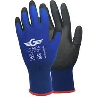 GUARD 5 Arbeitshandschuhe - 12 oder 24 Paar Arbeitshandschuhe mit PU-Beschichtung (Art.11323G) (24-St) atmungsaktiv
