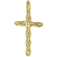 trendor Kreuzanhänger 28861, Kreuz-Anhänger Gold 333/8K