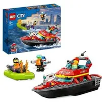 LEGO® Feuerwehrboot (60373), LEGO® City Konstruktionsspielsteine, (144 St), Made in Europe