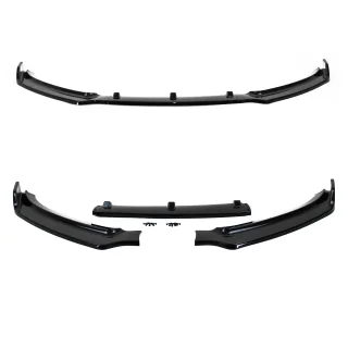 Frontspoiler Spoiler Lippe Stoßstange Schwarz glänzend 3-teilig für Audi A4 B8 8K Facelift ab 2011-2015
