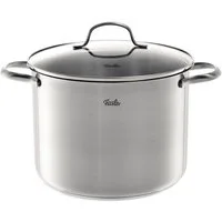 Fissler Kochtopf San Francisco, Edelstahl 18/10 (2-tlg), die Höhe des Topfes ist inkl. Deckel angegeben