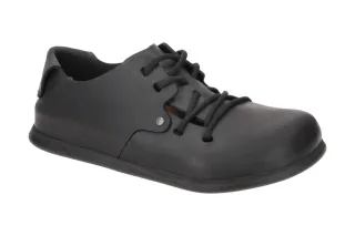 Birkenstock 199261 BS Montana schwarz black Schn?r Halbschuhe aus Fettleder