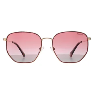 Polaroid Square Unisex Gold Rosa Rosa Gradient Polarisiert PLD 6214/S/X