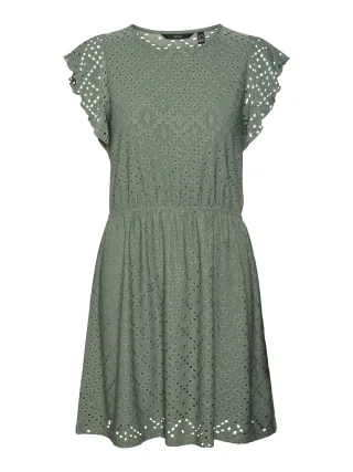 VERO MODA - VMTASSA SL FRILL SHORT DRESS JRS NOOS - Gr. - S
