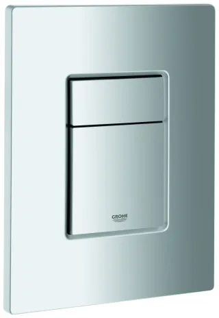 Grohe Abdeckplatte 42371 mit Drucktaste mattchrom, 42371P00 42371P00