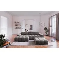 COTTA Ecksofa Orion L-Form, B: 307 cm, 2x Kopfteilverstellung & 3 Nierenkissen