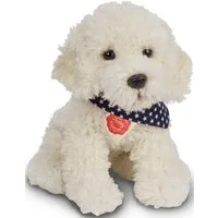 Teddy Hermann® Kuscheltier Labradoodle sitzend, 30 cm, zum Teil aus recyceltem Material