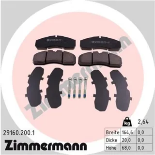 Zimmermann Bremsbel?ge vorne Iveco Daily 3
