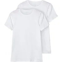 Name It T-Shirt NKMT-SHIRT – T-Shirt im 2er-Pack mit Rundhals (2-tlg., 2er-Pack) unifarben, casual, slim fit, Jersey, Rundhals