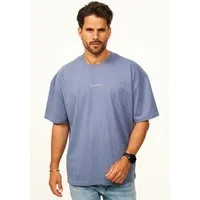 SOULSTAR T-Shirt im Oversize Fit - Herren Kurzarm Shirt mit Rundhals-Ausschnitt Basic Oberteil Crew-Neck kurzärmlig aus 100% Baumwolle für Männer