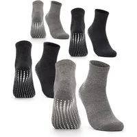OCCULTO Basicsocken Herren Stoppersocken 2-4er Pack (Modell: Andi) (4-Paar)