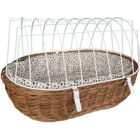 Aumüller Tierfahrradkorb Fahrrad-Tierkorb Gr. XL mit Polstereinlage, L: 68 cm, Gepäckträgerm...